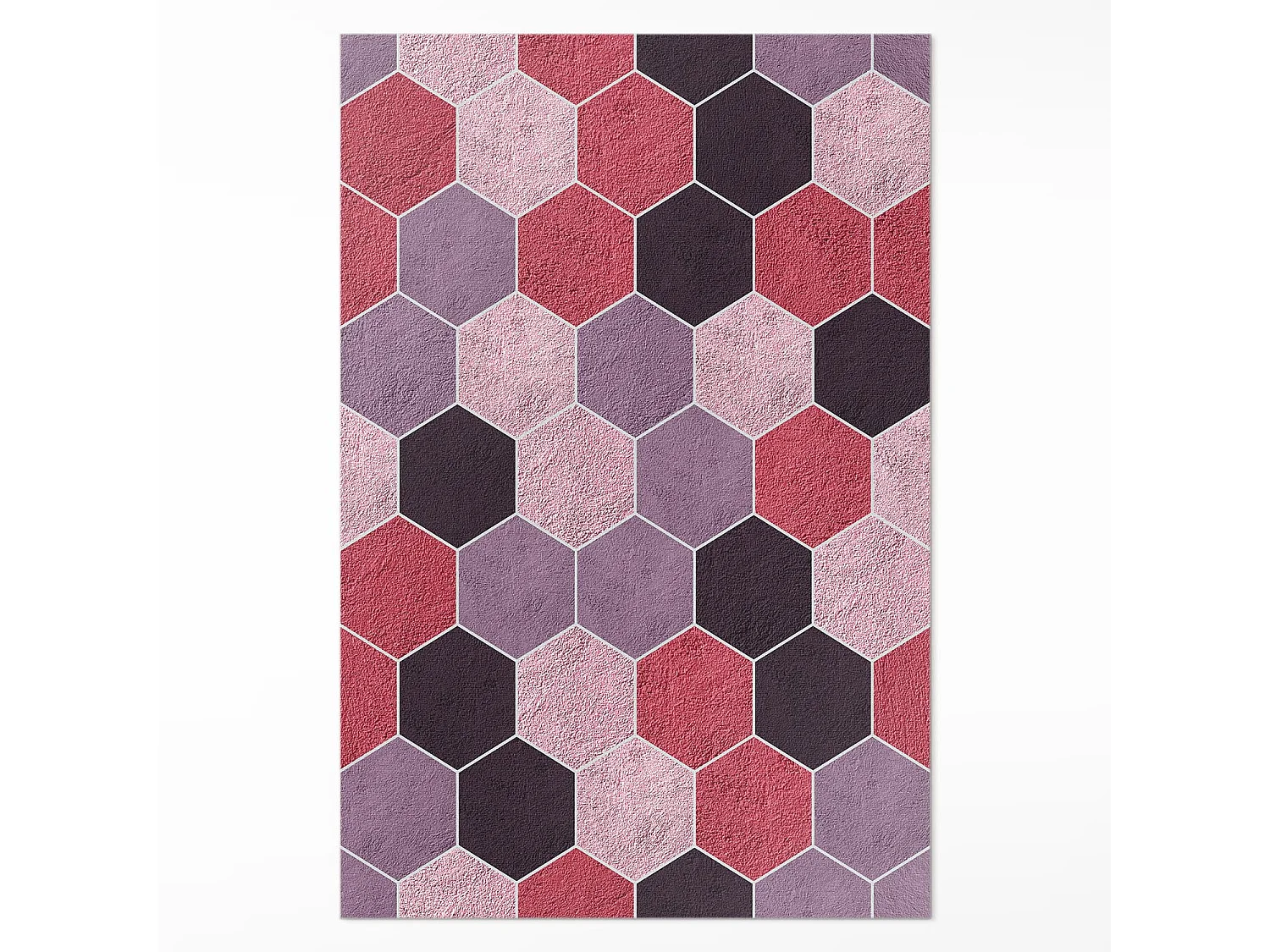 Tapis vinyle pour la maison, Moquette d'intérieur Motif géométrique régulier - 150x225 cm