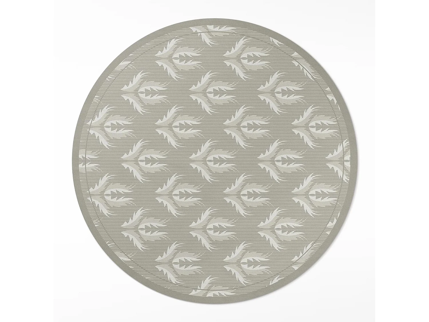 Vinylteppich für Zuhause, Innenteppich Pflanzenornamente regelmäßiges Muster 60 cm