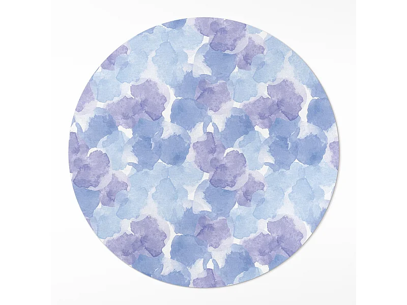 Tapis vinyle pour la maison, Moquette d'intérieur Abstraction des taches d'aquarelle 110 cm