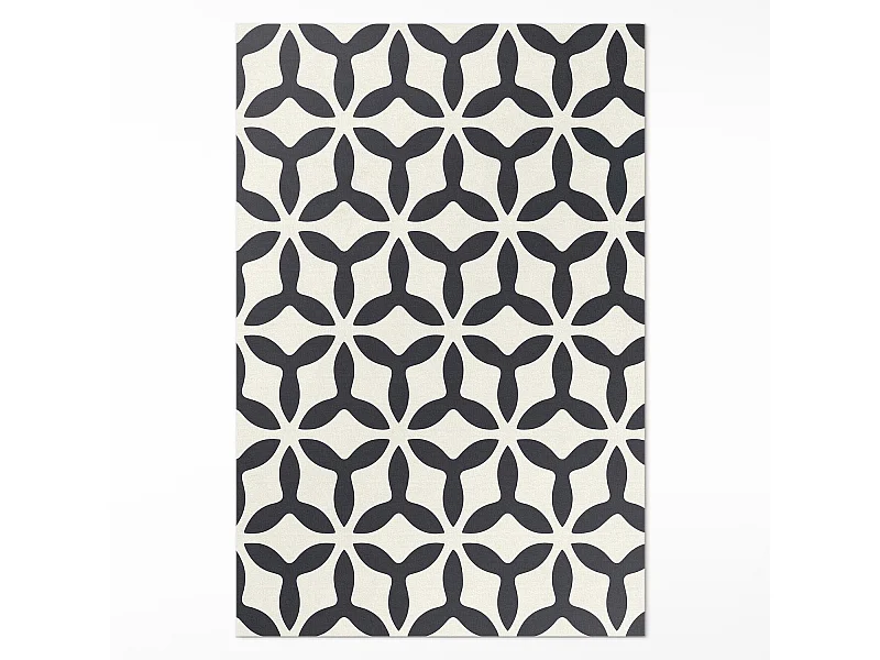 Vinylteppich für Zuhause, Innenteppich Modernes geometrisches Muster – 60x90 cm