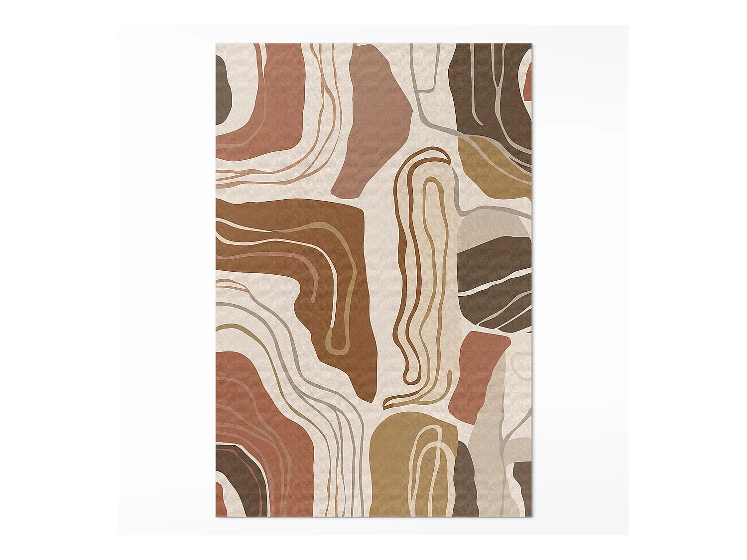 Tapis vinyle pour la maison, Moquette d'intérieur Formes bohèmes pastel - 100x150 cm