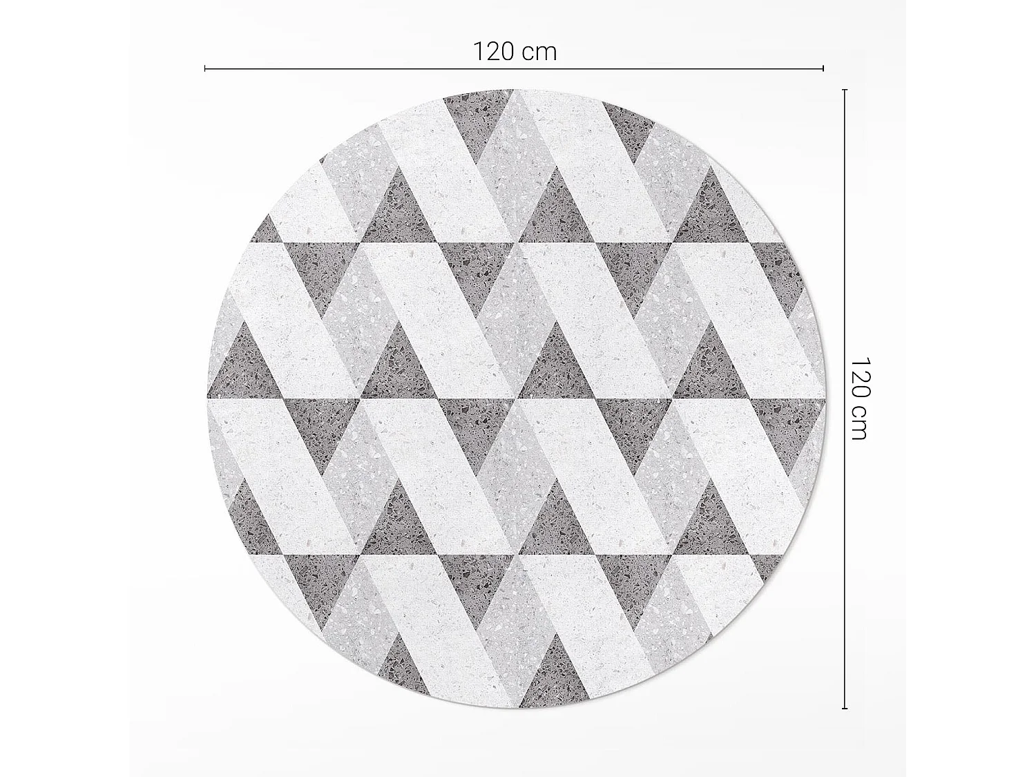 Vinyltapijt voor thuis, Binnentapijt Geometrische steentegels 120 cm