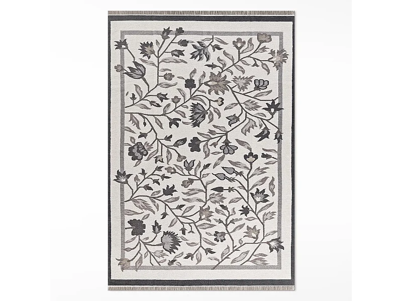 Vinylteppich für Zuhause, Innenteppich Minimalistische Pflanzen – 60x90 cm