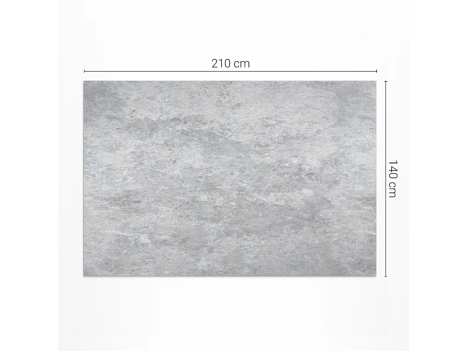 Tapis vinyle pour la maison, Moquette d'intérieur Texture de pierre de mur en béton - 140x210 cm