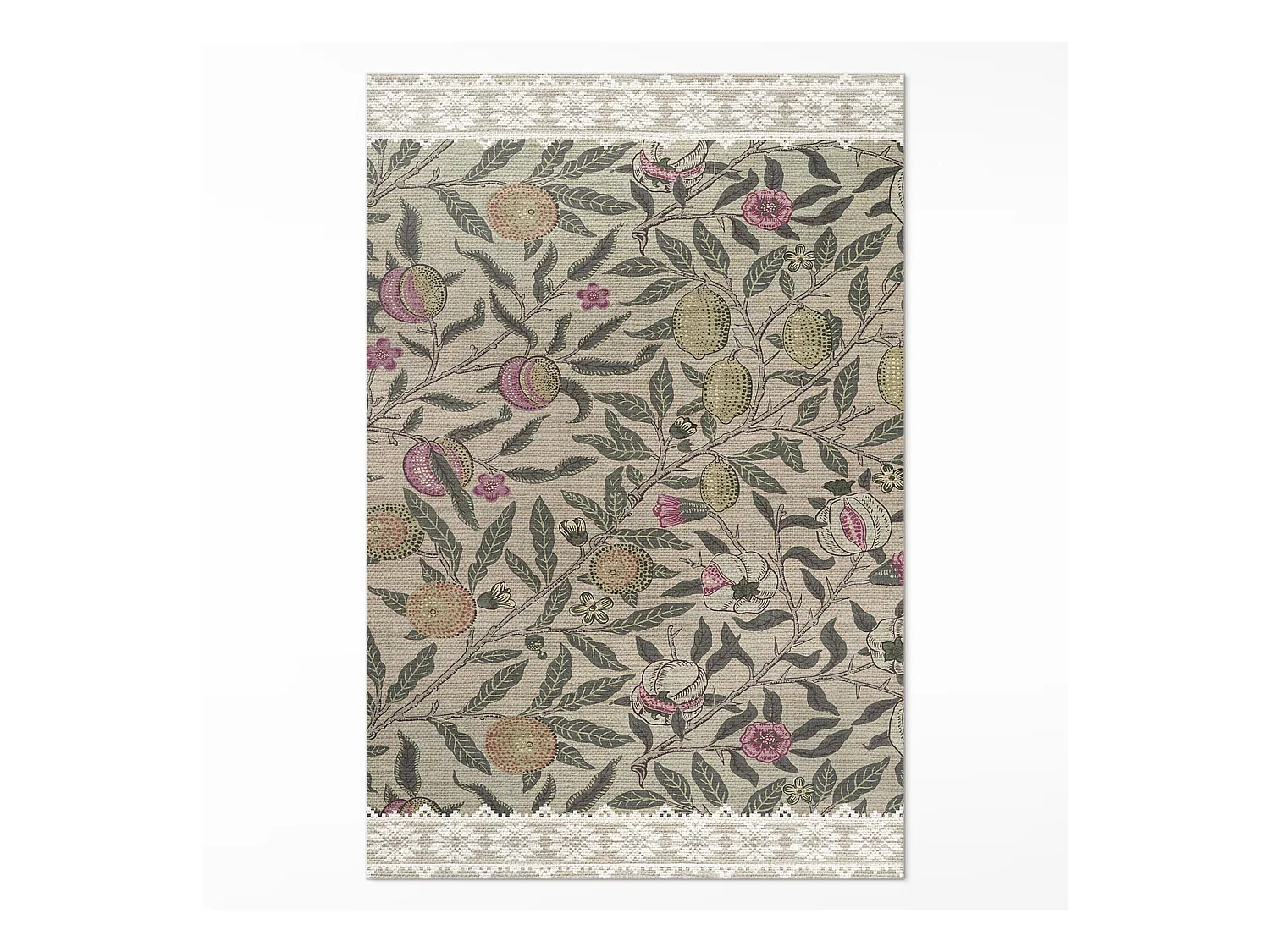 Tapis vinyle pour la maison, Moquette d'intérieur Fruits William Morris - 100x150 cm