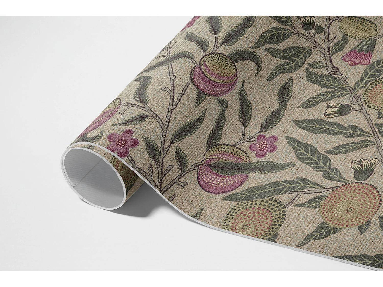 Vinyltapijt voor thuis, binnentapijt William Morris Fruits - 100x150 cm