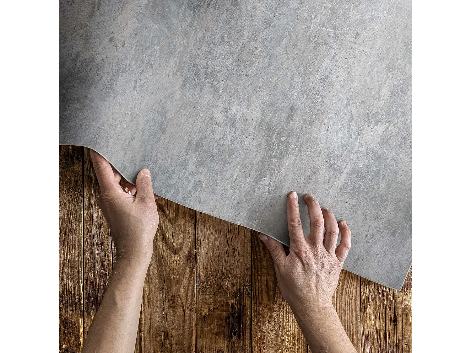 Vinylteppich für Zuhause, Innenteppich Betonwand mit Steinstruktur – 80x120 cm