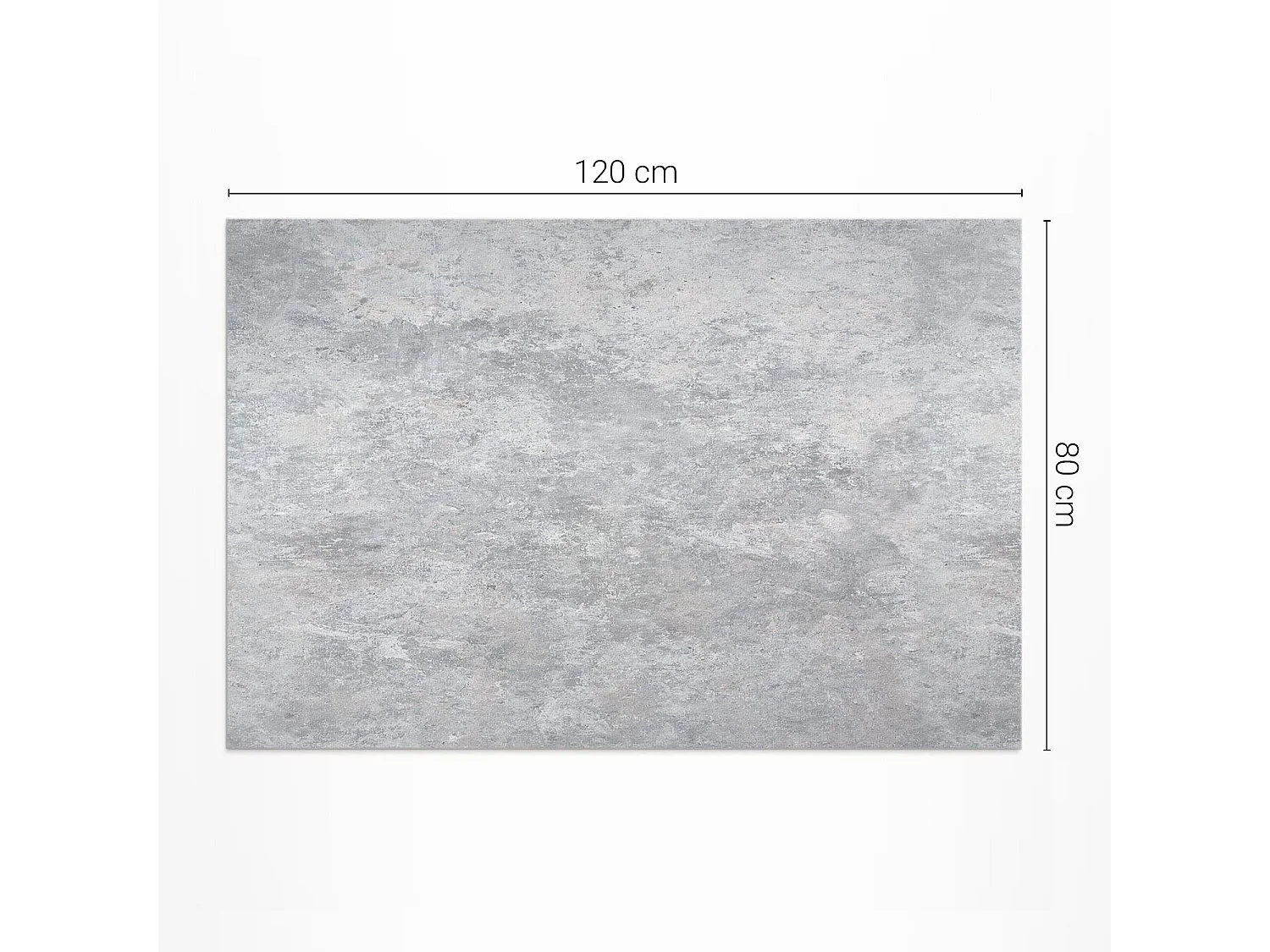 Vinylteppich für Zuhause, Innenteppich Betonwand mit Steinstruktur – 80x120 cm