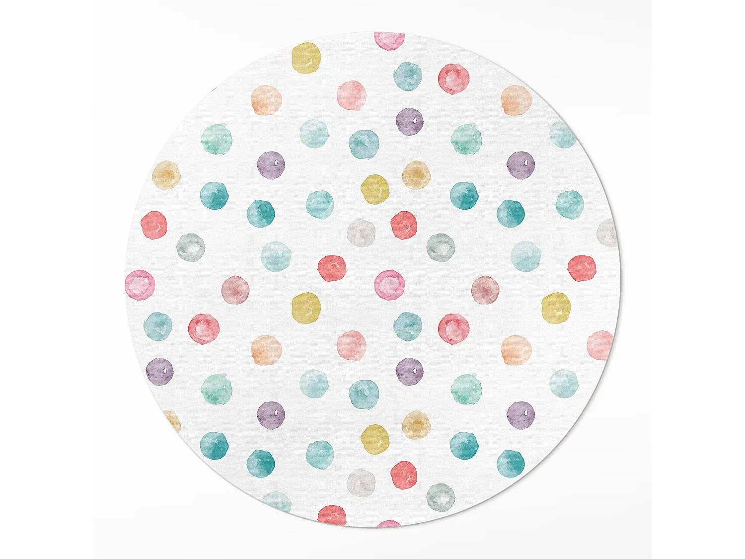 Tappeto in vinile per la casa, tappeto da interni Dipinto a pois boho acquerello 150 cm