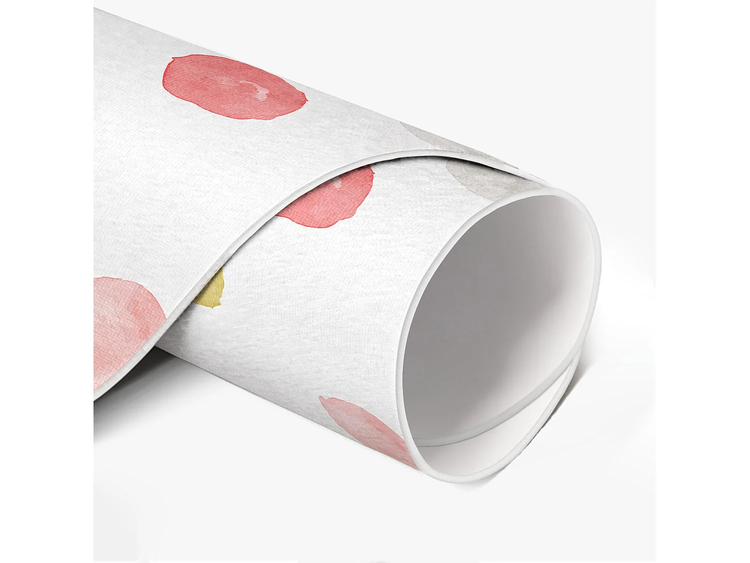 Tappeto in vinile per la casa, tappeto da interni Dipinto a pois boho acquerello 150 cm