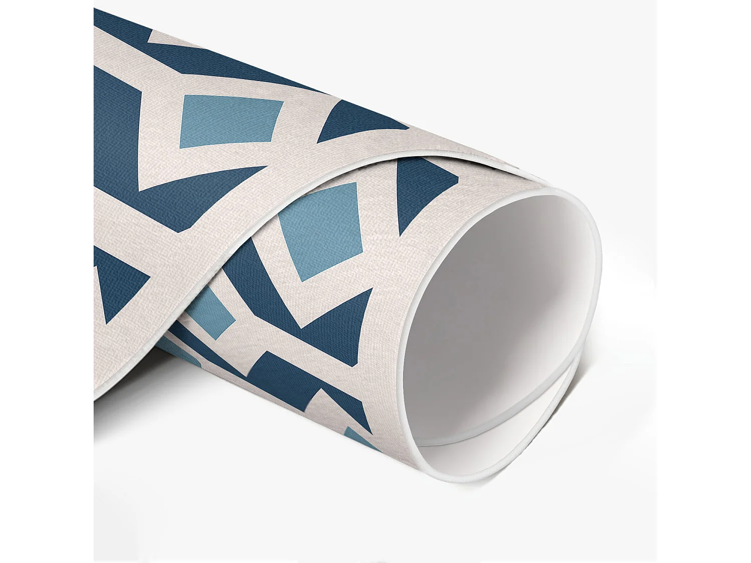 Vinylteppich für Zuhause, Innenteppich mit geometrischem Muster, 100 cm