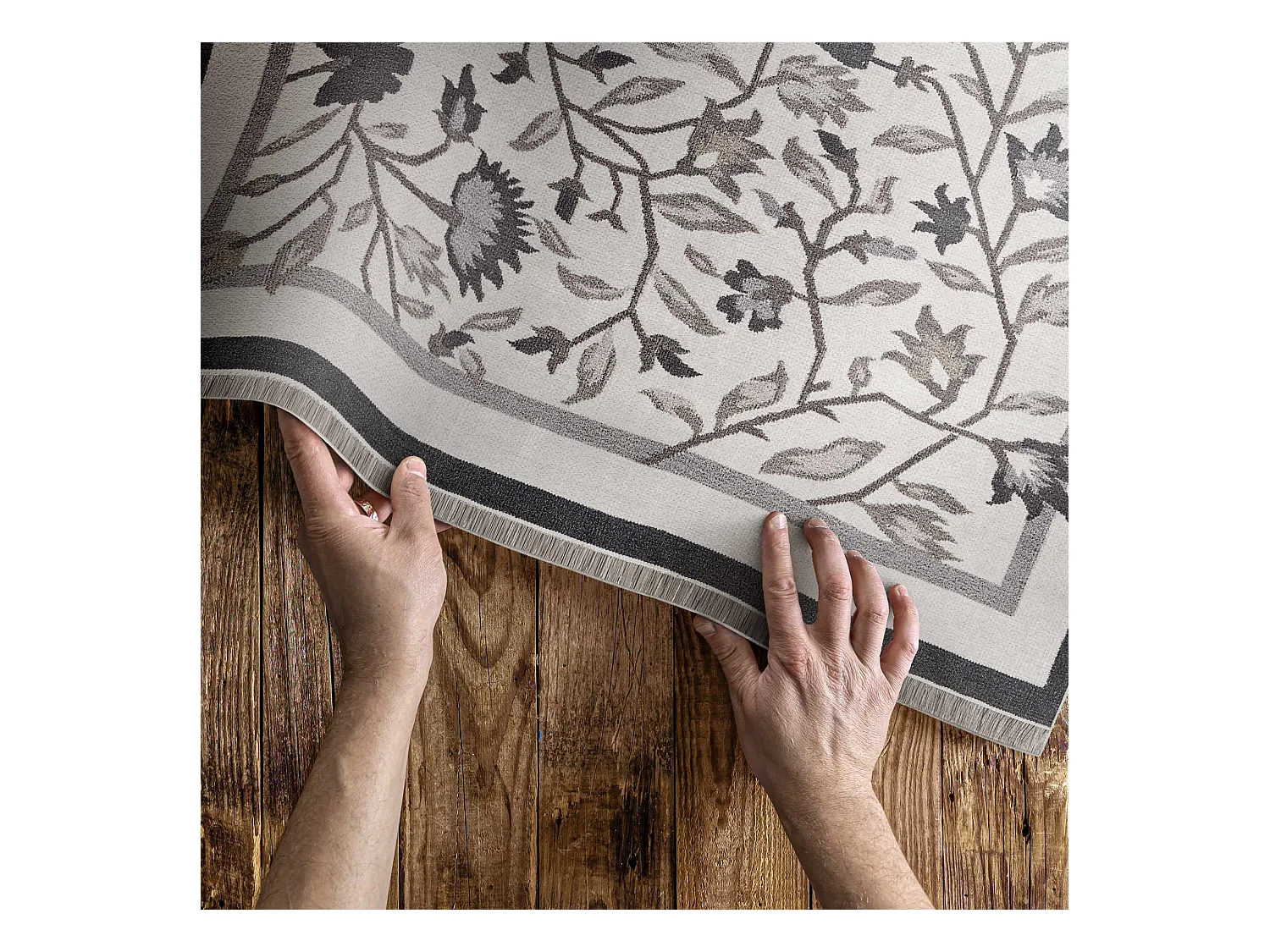 Tapis vinyle pour la maison, Moquette d'intérieur Plantes minimalistes - 140x210 cm