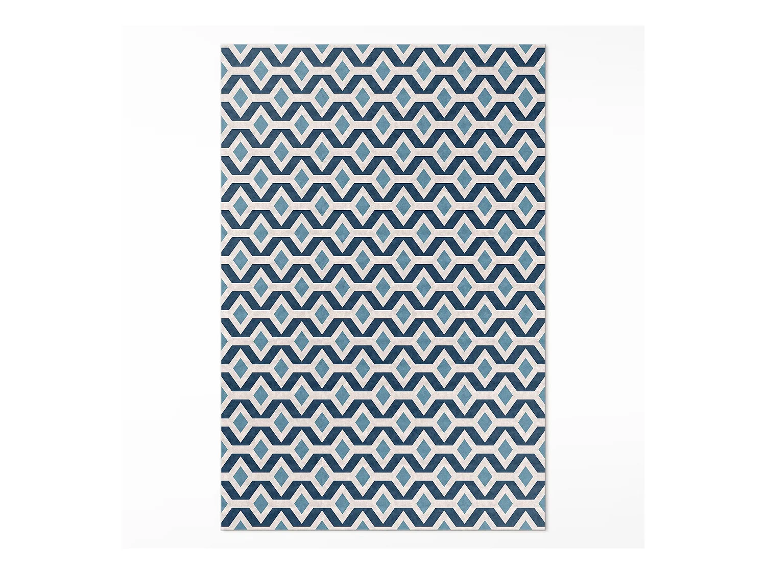 Tapis vinyle pour la maison, Moquette d'intérieur Motif géométrique d'un motif - 140x210 cm