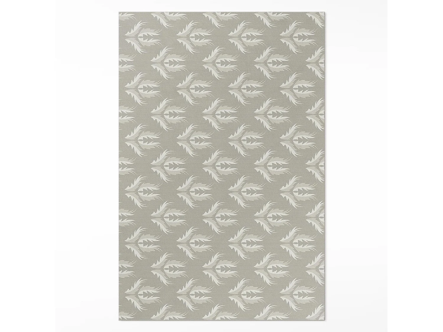 Tapis vinyle pour la maison, Moquette d'intérieur Modèle régulier d’ornements végétaux - 100x150 cm