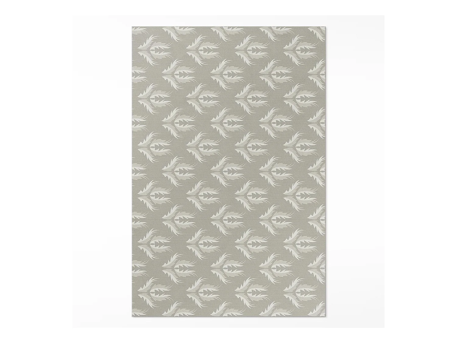 Tapis vinyle pour la maison, Moquette d'intérieur Modèle régulier d’ornements végétaux - 100x150 cm