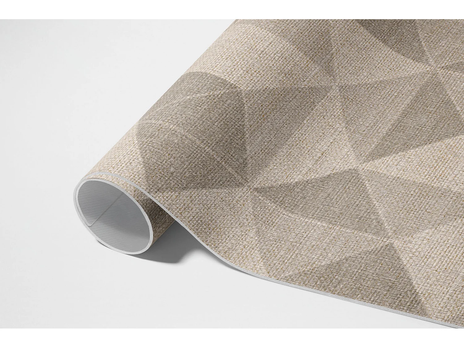 Tapis vinyle pour la maison, Moquette d'intérieur Tissu imitation triangles et carrés - 140x210 cm