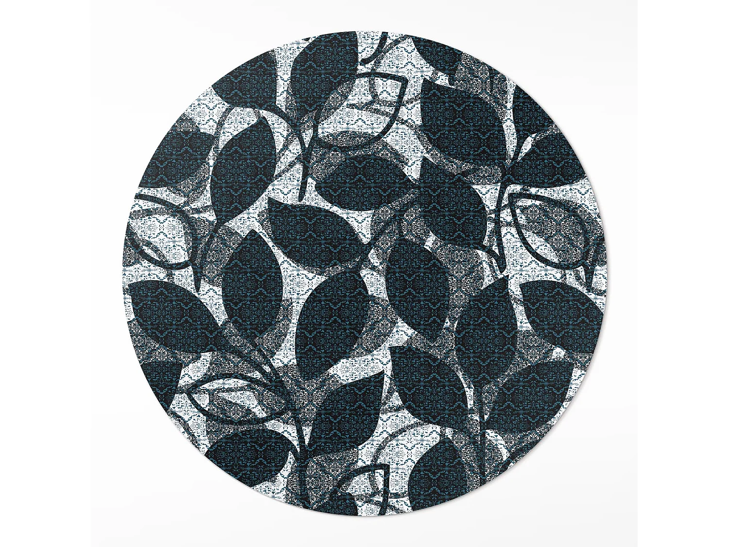 Vinylteppich für Zuhause, Innenteppich, Zweigmuster, dekorative Pflanzenblätter, 140 cm