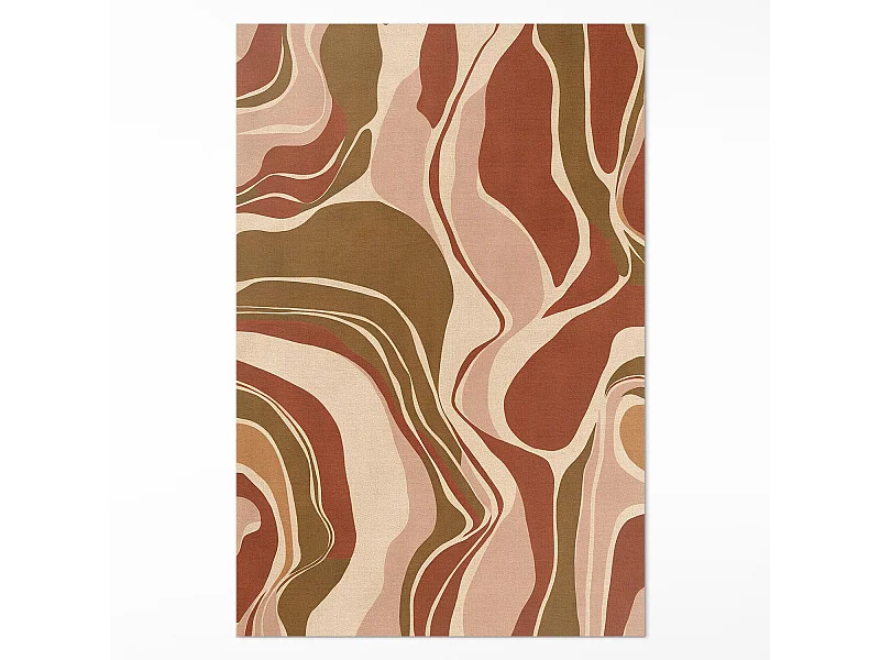 Vinylteppich für Zuhause, Innenteppich Abstrakte Flecken – 80x120 cm