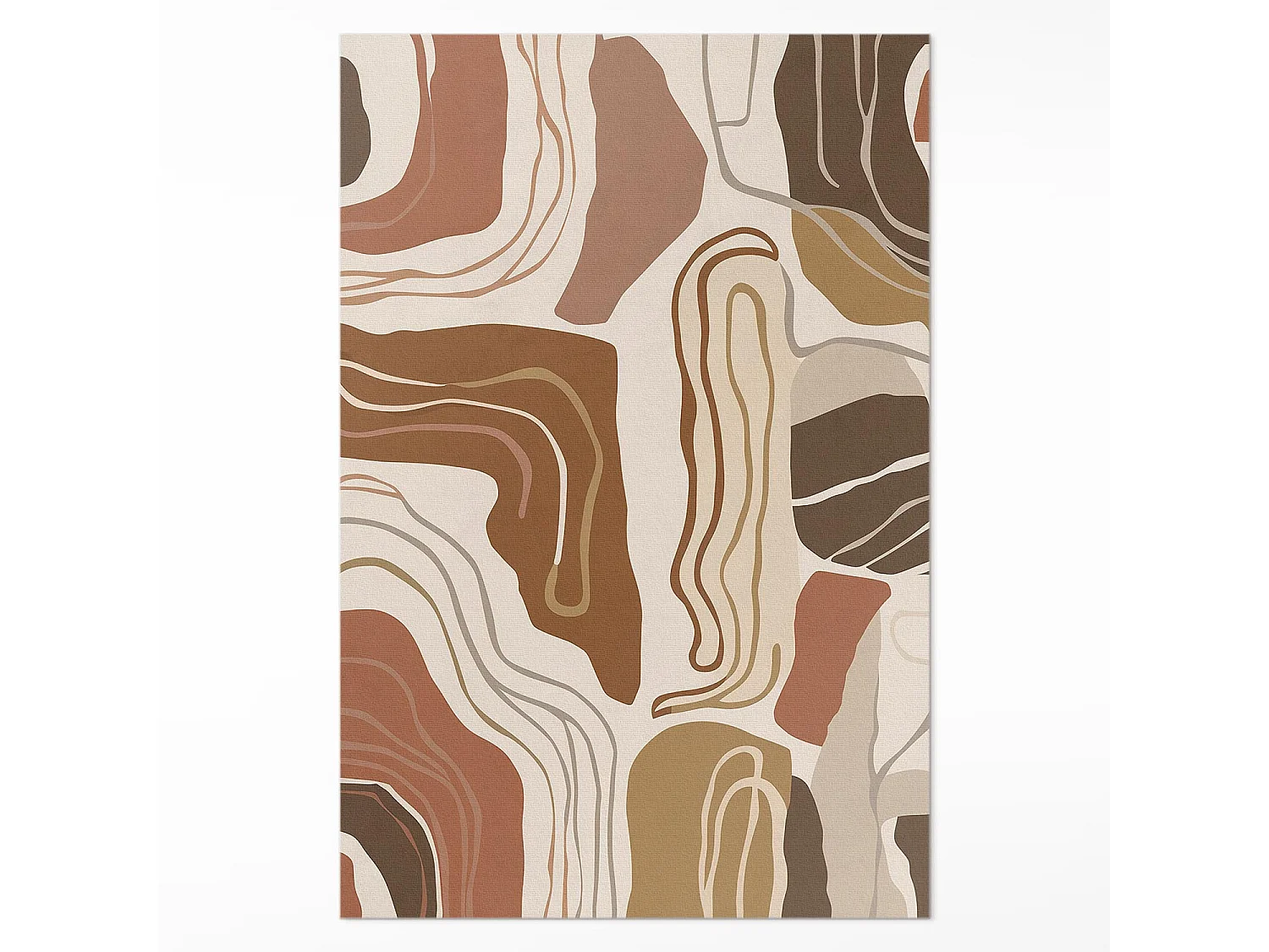 Tapis vinyle pour la maison, Moquette d'intérieur Formes bohèmes pastel - 120x180 cm