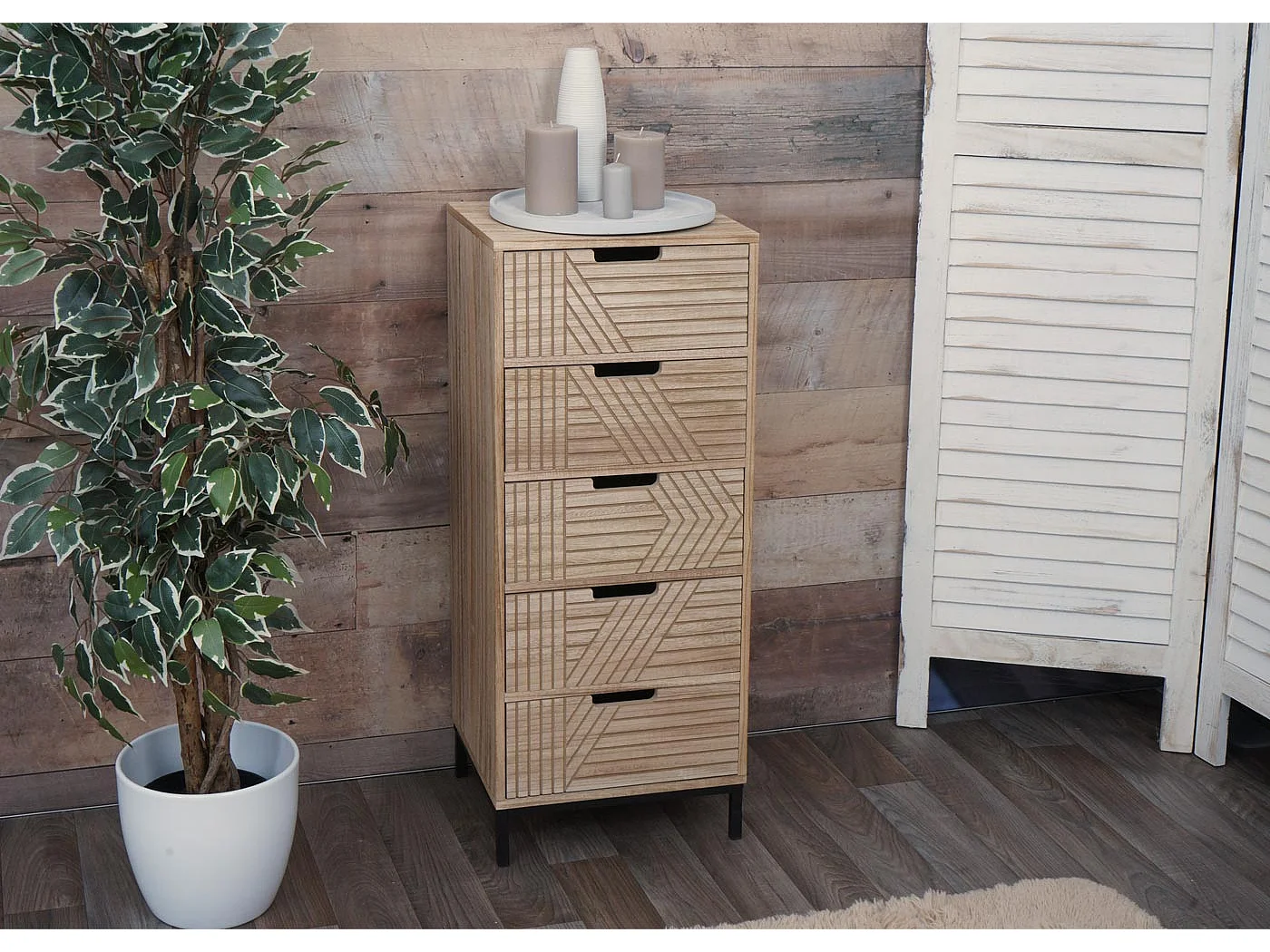 Kommode MCW-N90, Natur