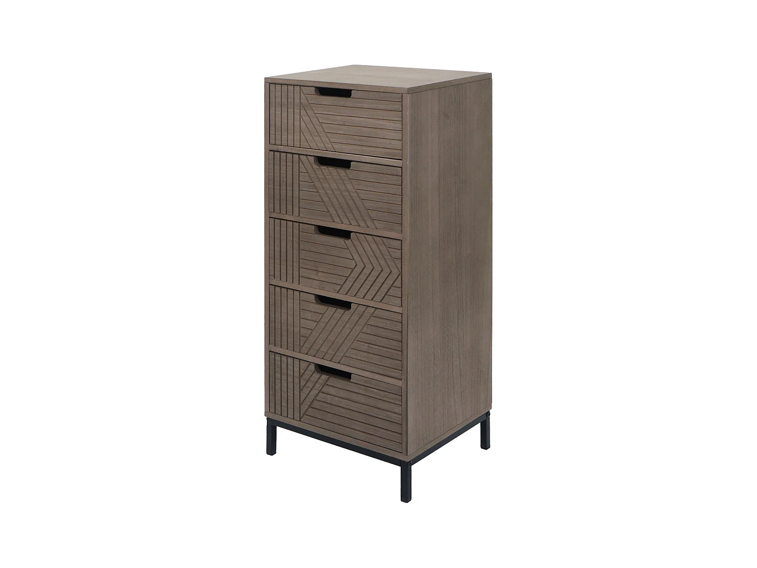 Commode MCW-N90,  gris-brun