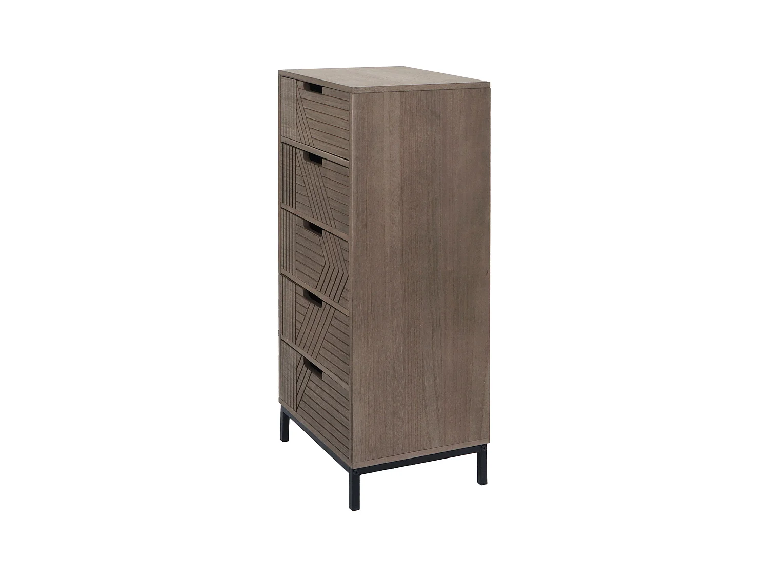 Commode MCW-N90,  gris-brun