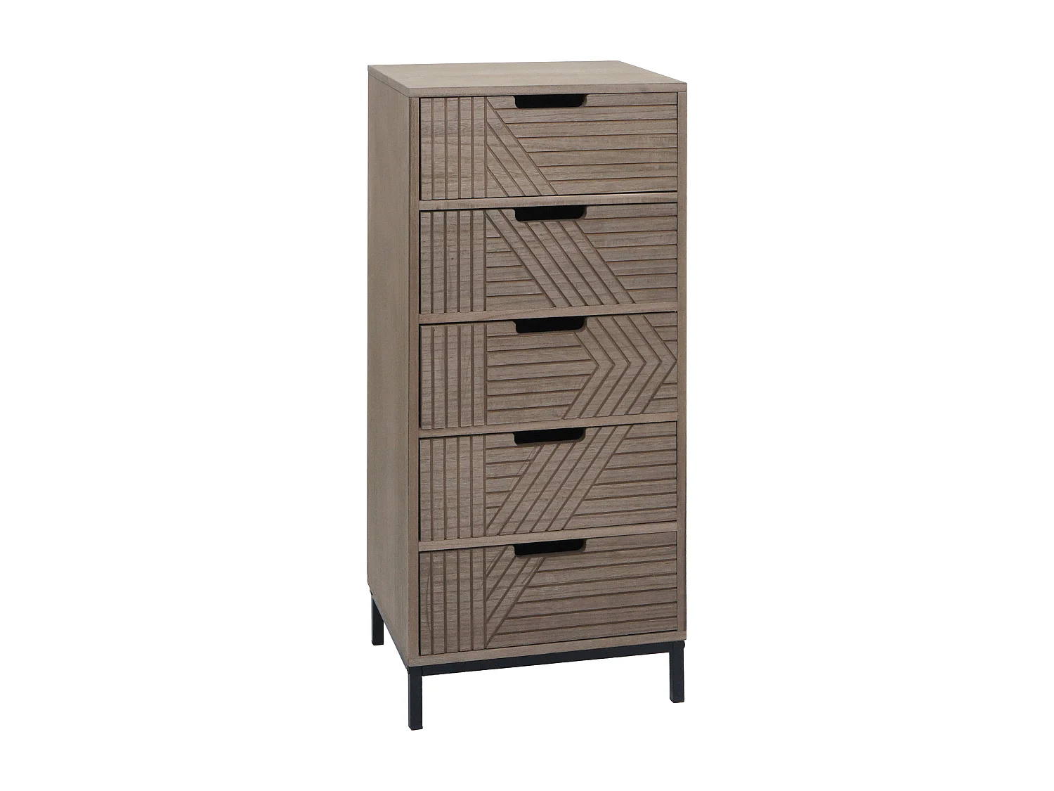 Commode MCW-N90,  gris-brun