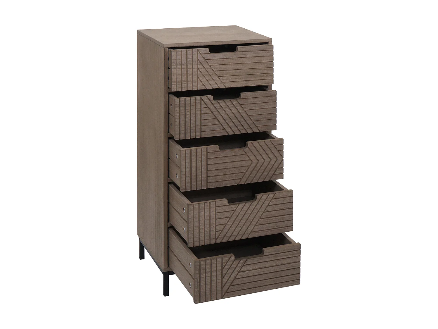 Commode MCW-N90,  gris-brun