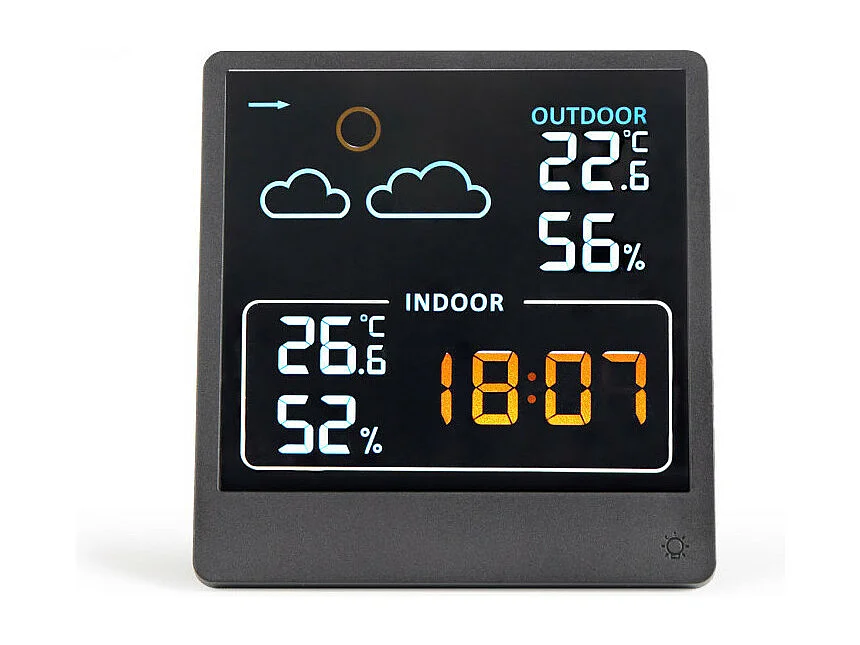 Station météo avec écran LCD couleur