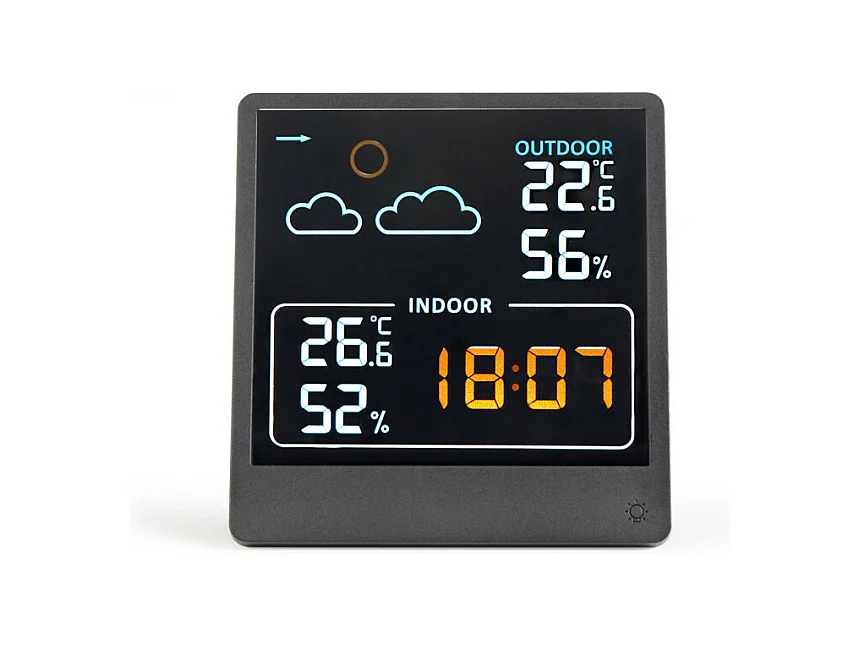 Station météo avec écran LCD couleur