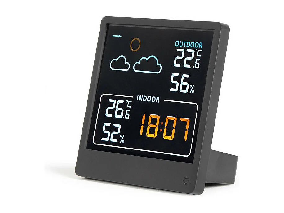 Station météo avec écran LCD couleur