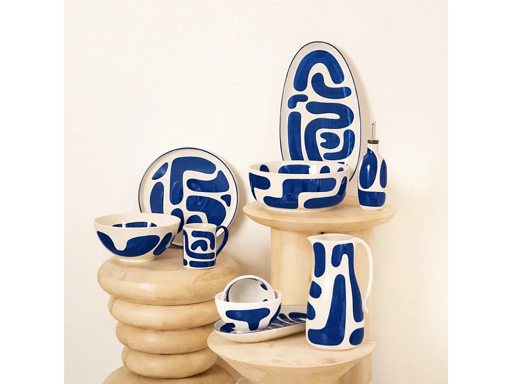 Coupelle Lulli bleu 12 cm (lot de 6)