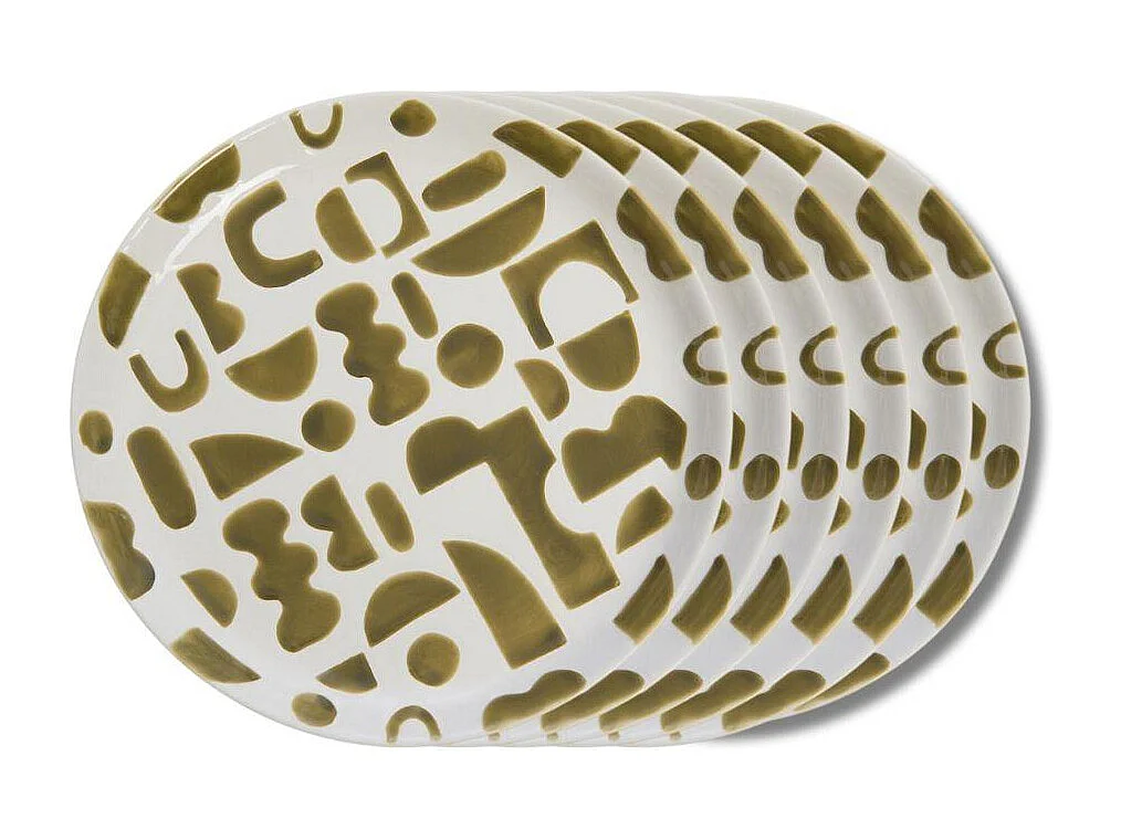 Assiette plate Ohana 25 cm (lot de 6)