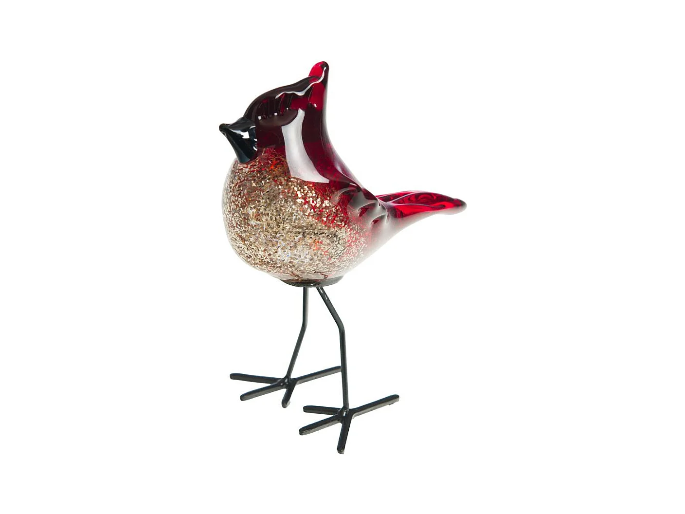 Oiseau crète rouge or sulfure