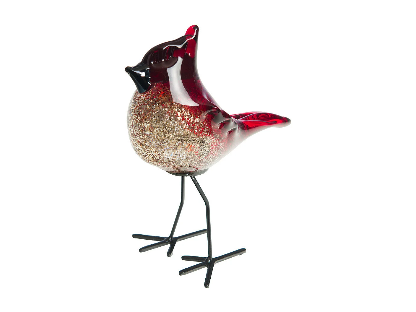 Oiseau crète rouge or sulfure