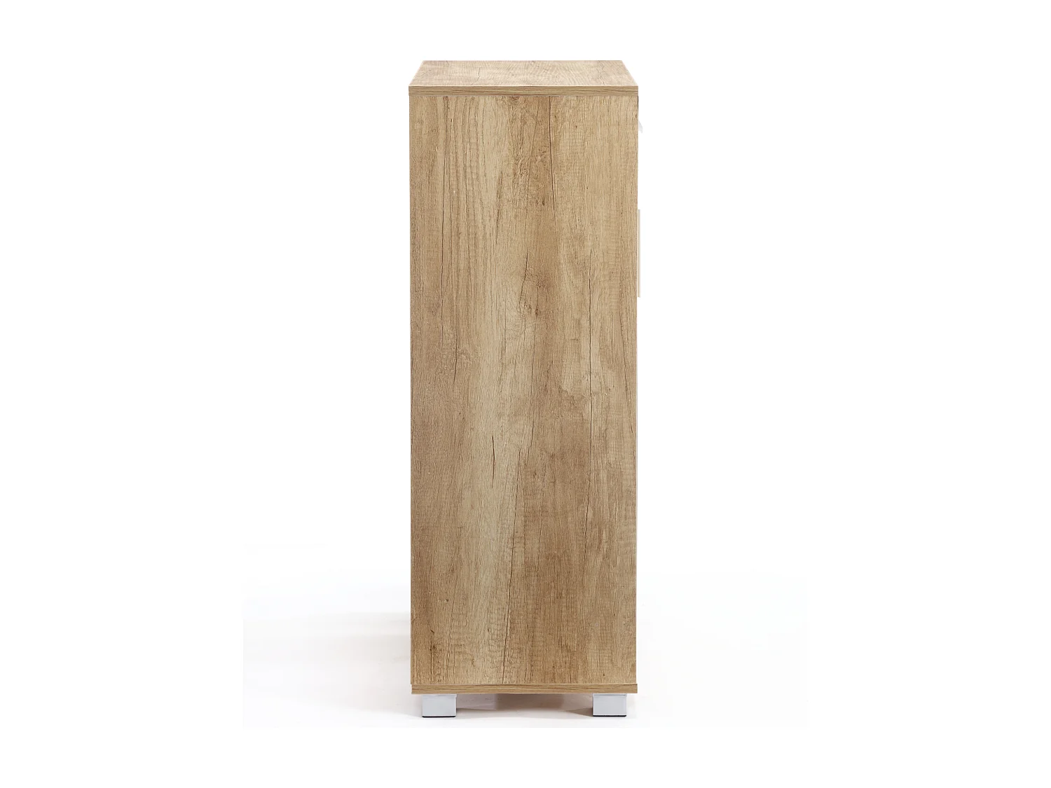 Armario zapatero 5 estantes 2 puertas 1 cajón cm 63x33x95 en Madera Armario de entrada, Roble - ZIK