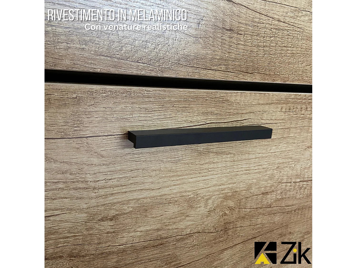 Scarpiera Salvaspazio in Legno 3 Ante Ribalta Profondità Doppia da Ingresso, Mobile Slim, Rovere 63x24x115cm - ZIK