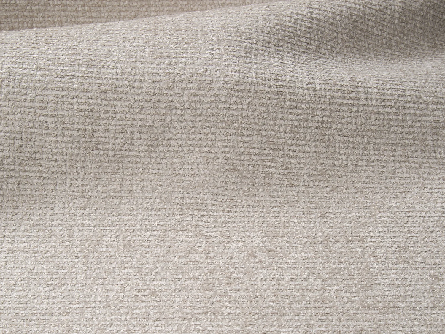 Canapé 4 places convertible express en tissu texturé beige - Couchage 160 cm - Matelas 14 cm DARIELO