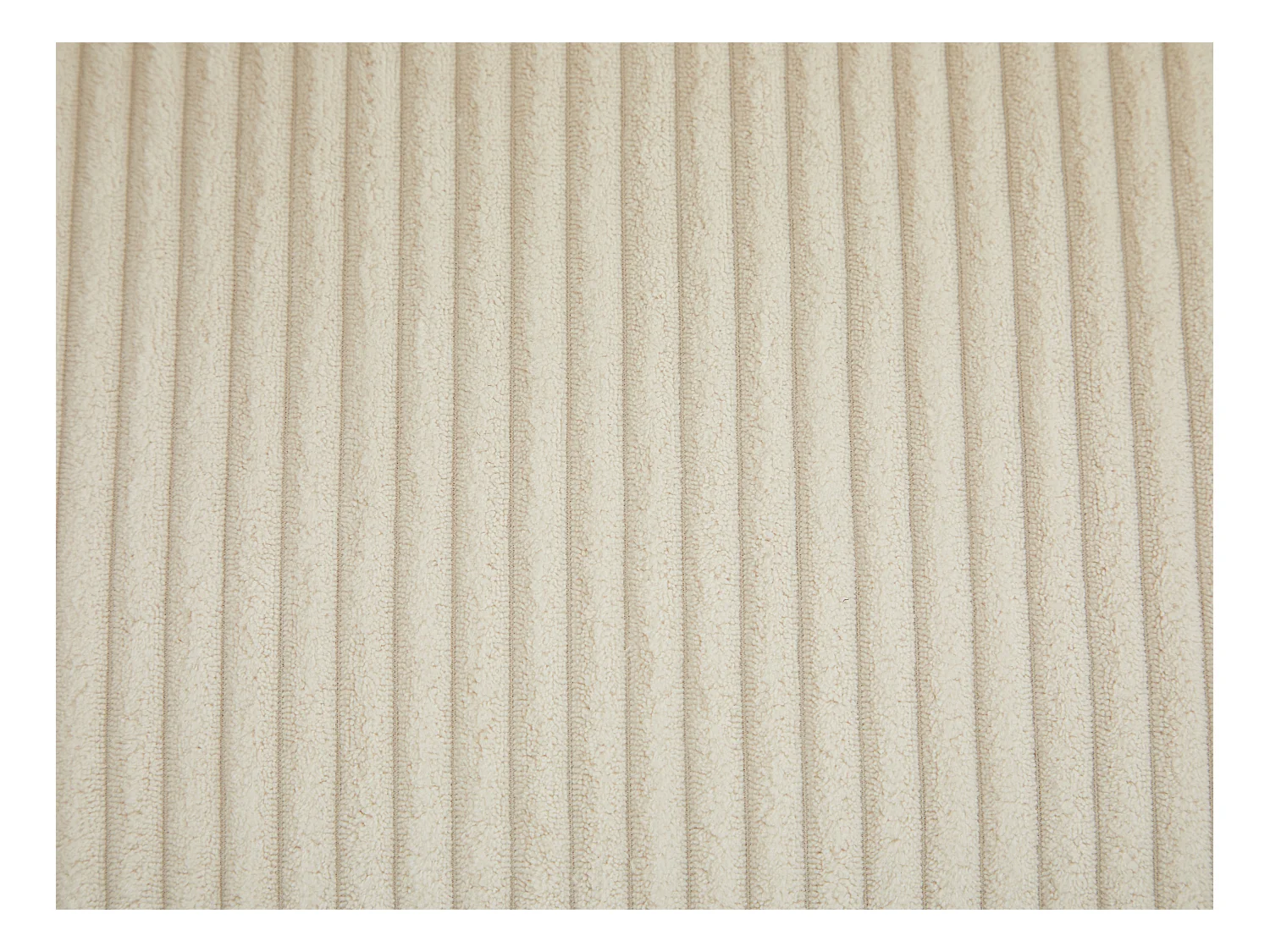 Divano 3 posti relax elettrico in Velluto a coste Beige - LUNANO