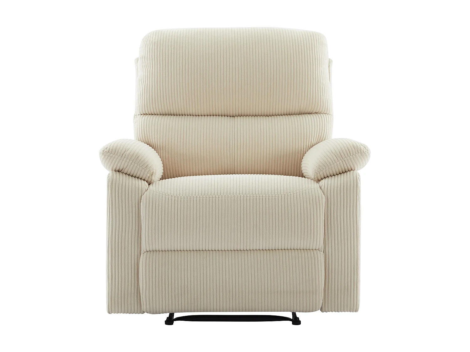 Poltrona relax elettrica in Velluto a coste Beige  - LUNANO