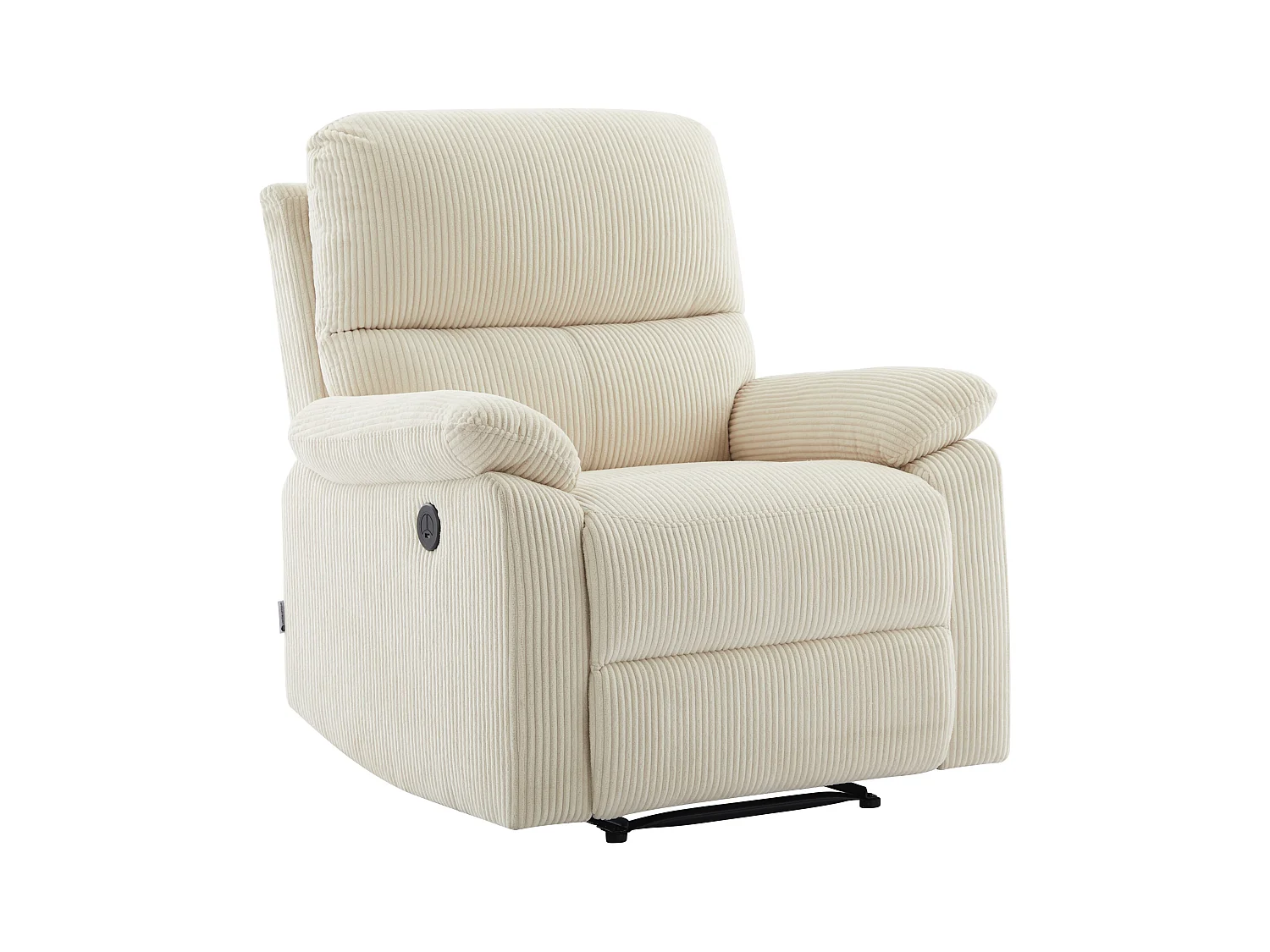 Relaxsessel elektrisch - Cord - Beige - LUNANO