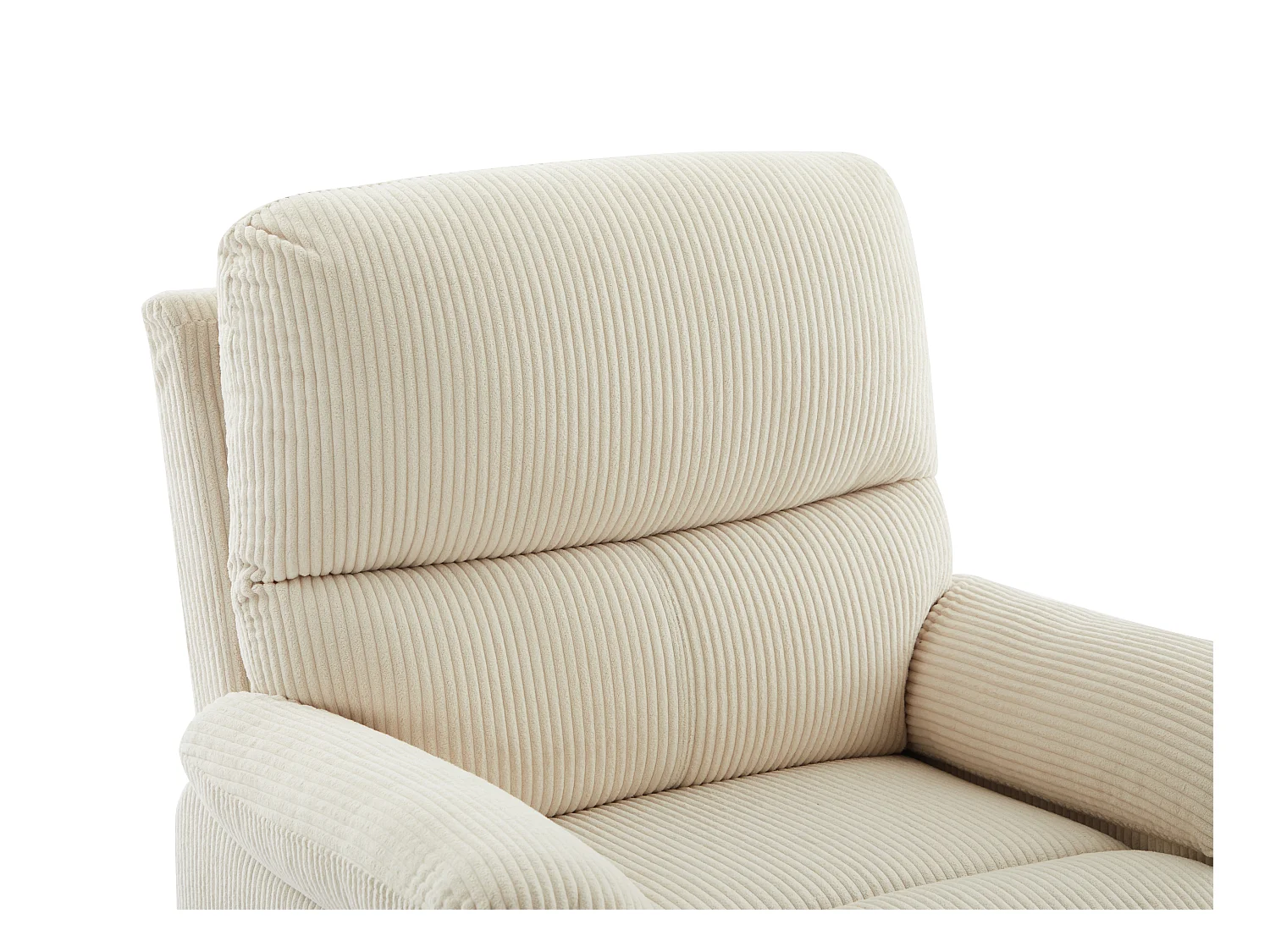 Relaxsessel elektrisch - Cord - Beige - LUNANO