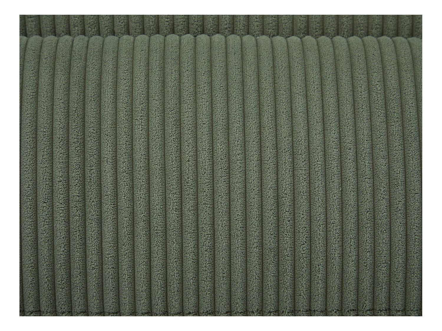 Relaxsofa elektrisch 3-Sitzer - Cord - Grün - LUNANO