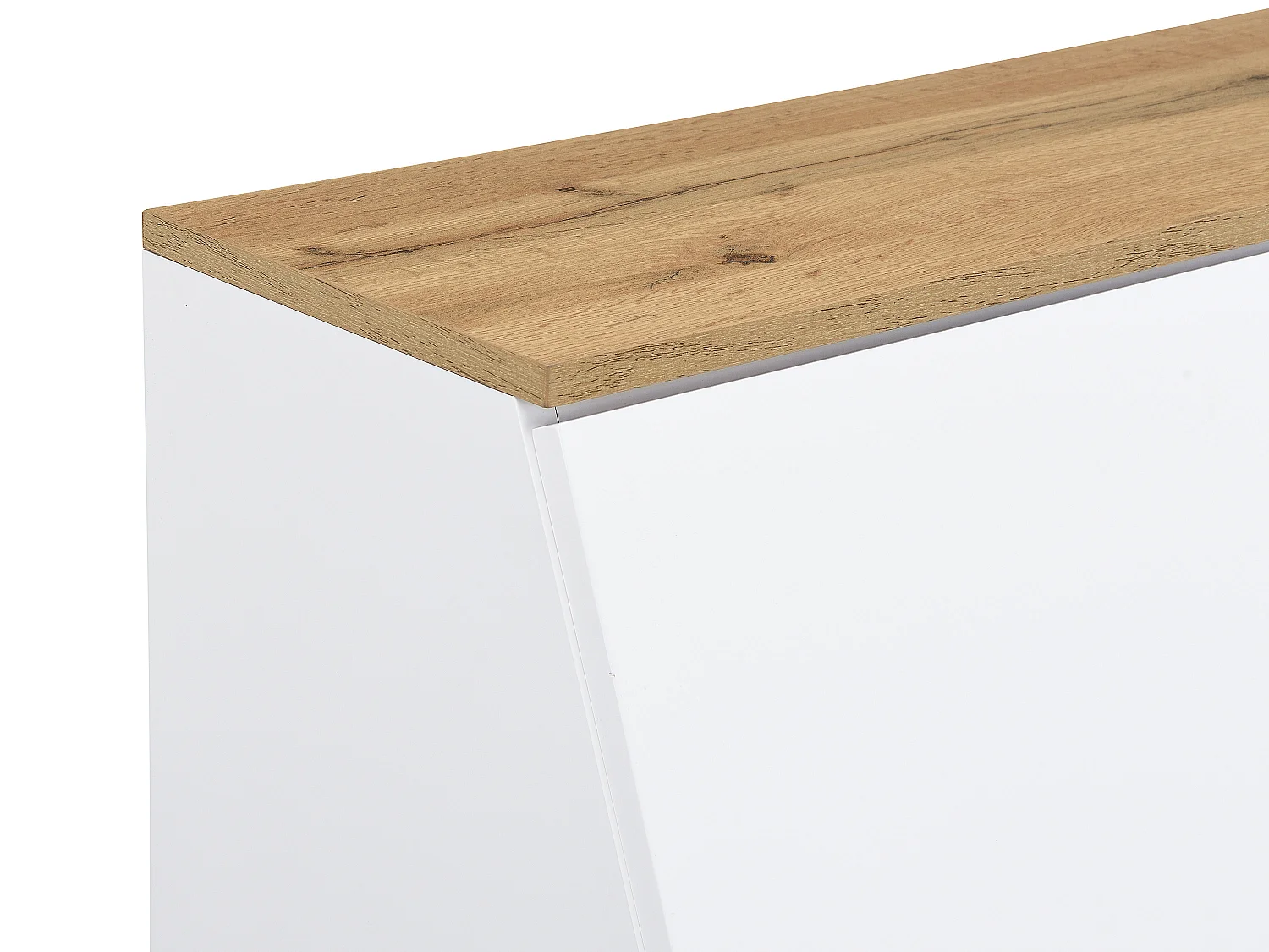 Sekretär - MDF - Weiß & Natur - DUTASI