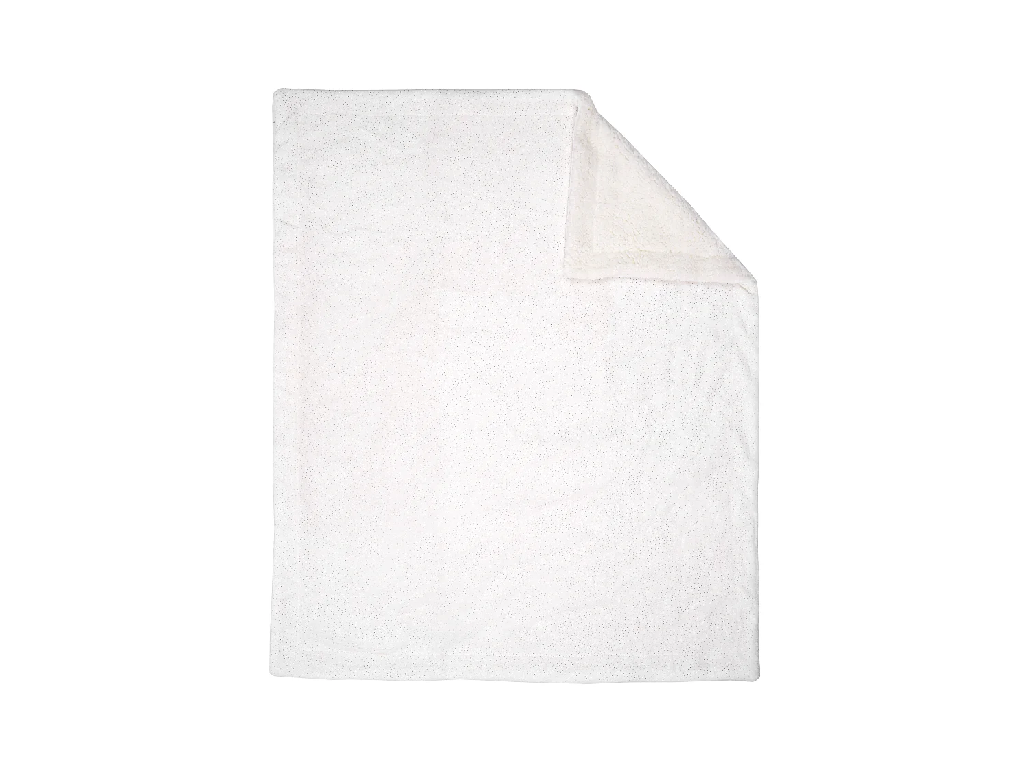 Doudou et plaid - Licorne - 100 x 80 cm - Blanc