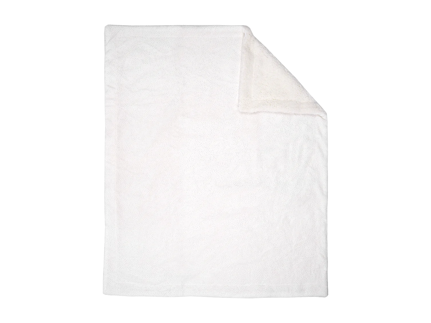 Doudou et plaid - Licorne - 100 x 80 cm - Blanc