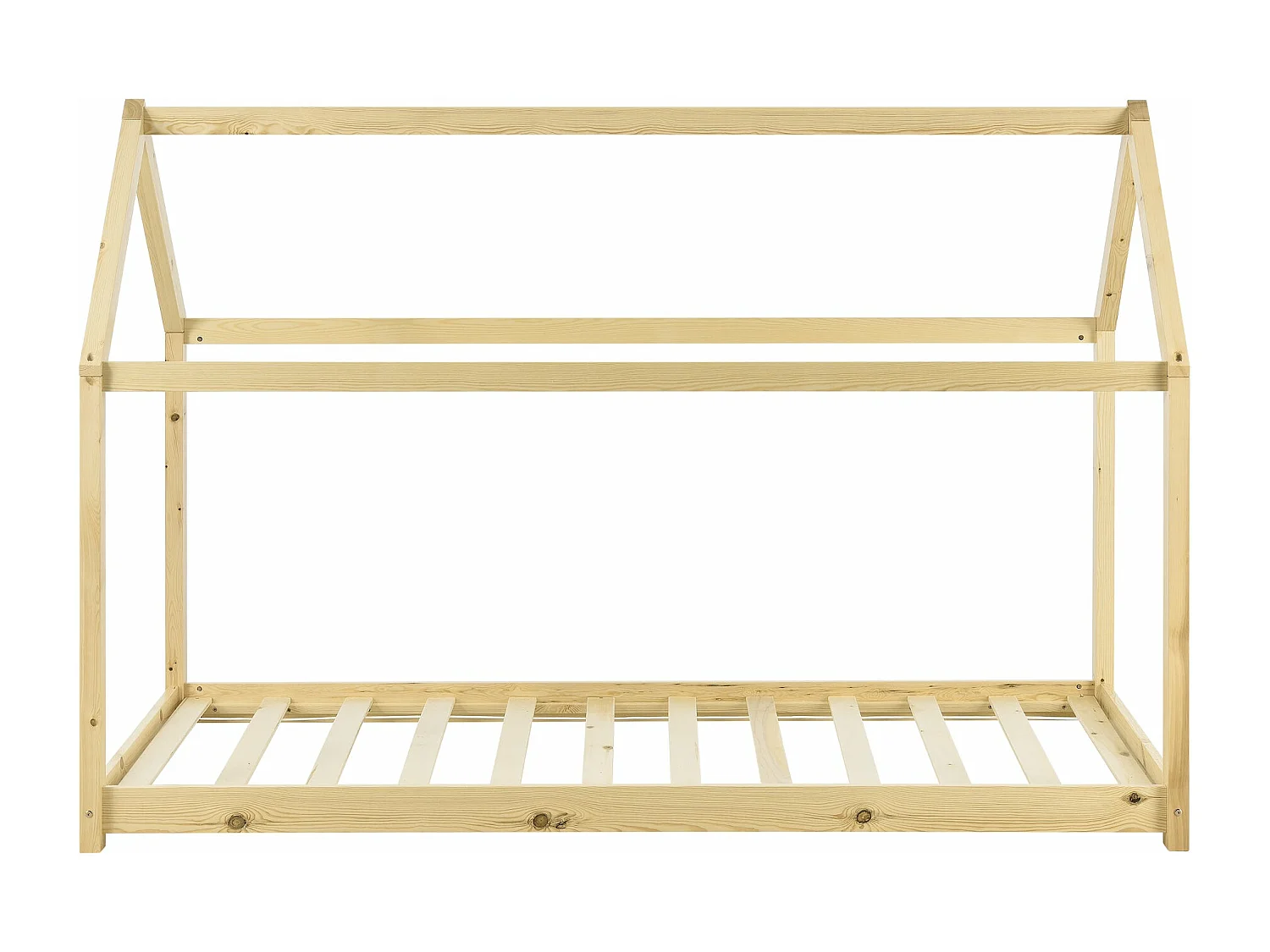 Lit pour enfant en bois marron 166 x 88 x 127 cm 03_0005543