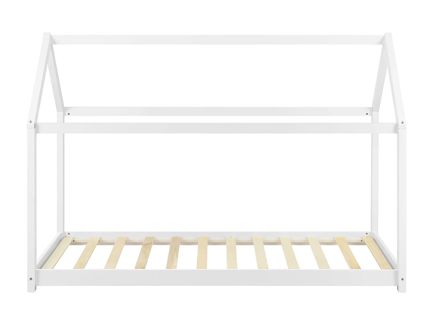 Lit pour enfant en bois blanche 146 x 78 x 127 cm 03_0005540