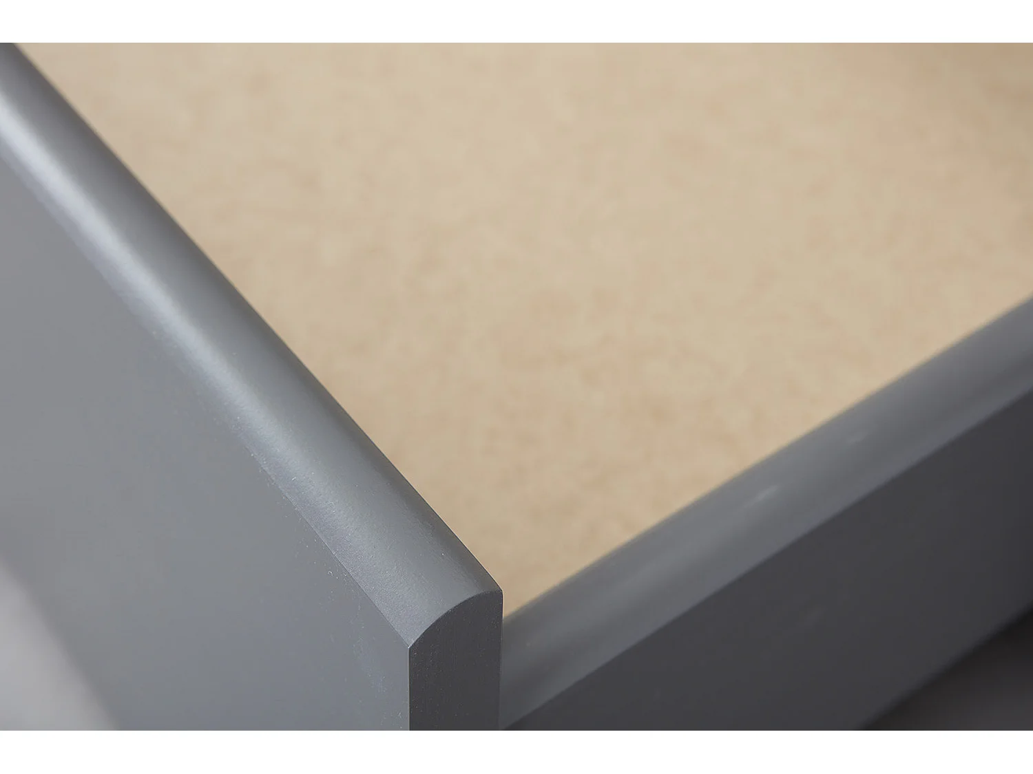 Malsu Lit 90x200 cm avec 1 lit gigogne, gris.