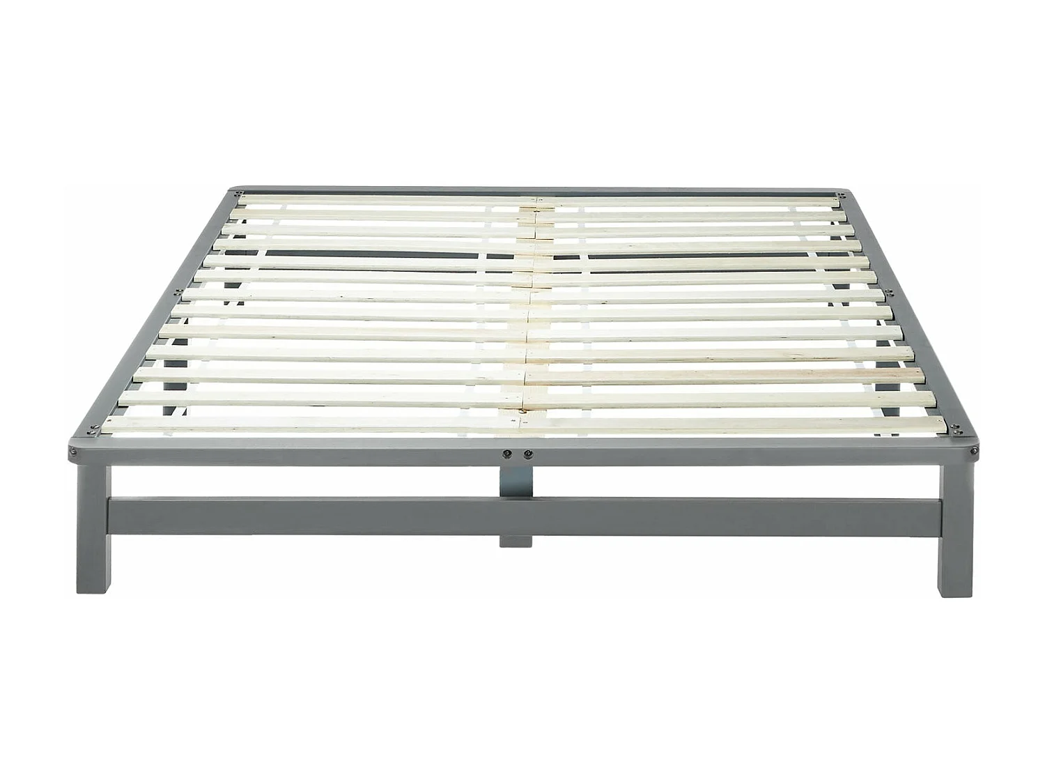 Lit design palette avec bois marron 140 x 200 x 25 cm LIT06222